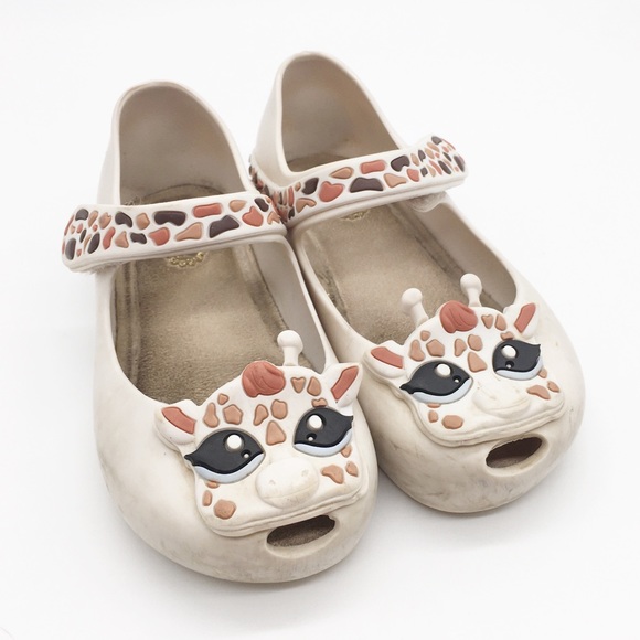 Mini Melissa Other - 4/$25 Mini Melissa Ultragirl Giraffe Slip-On